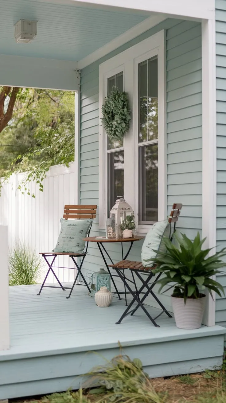 Charming Small Back Porch Oasis