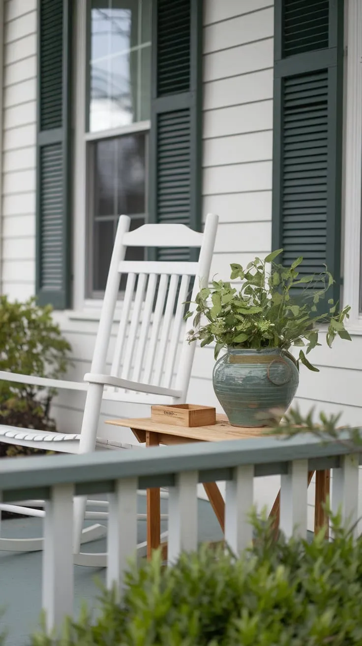 Simple Serenity: A Small Back Porch Retreat