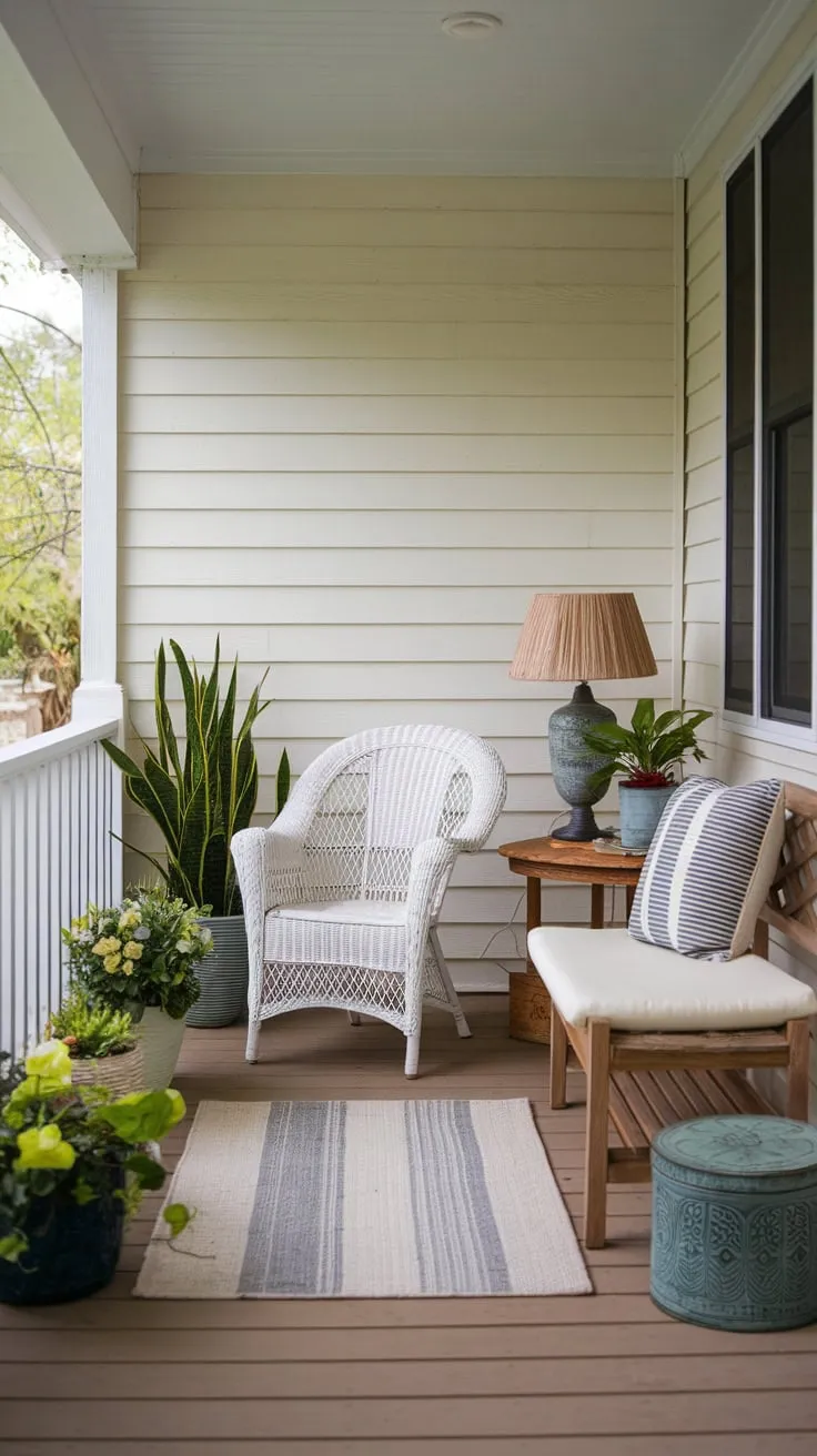 Transform Your Small Back Porch with Affordable Style