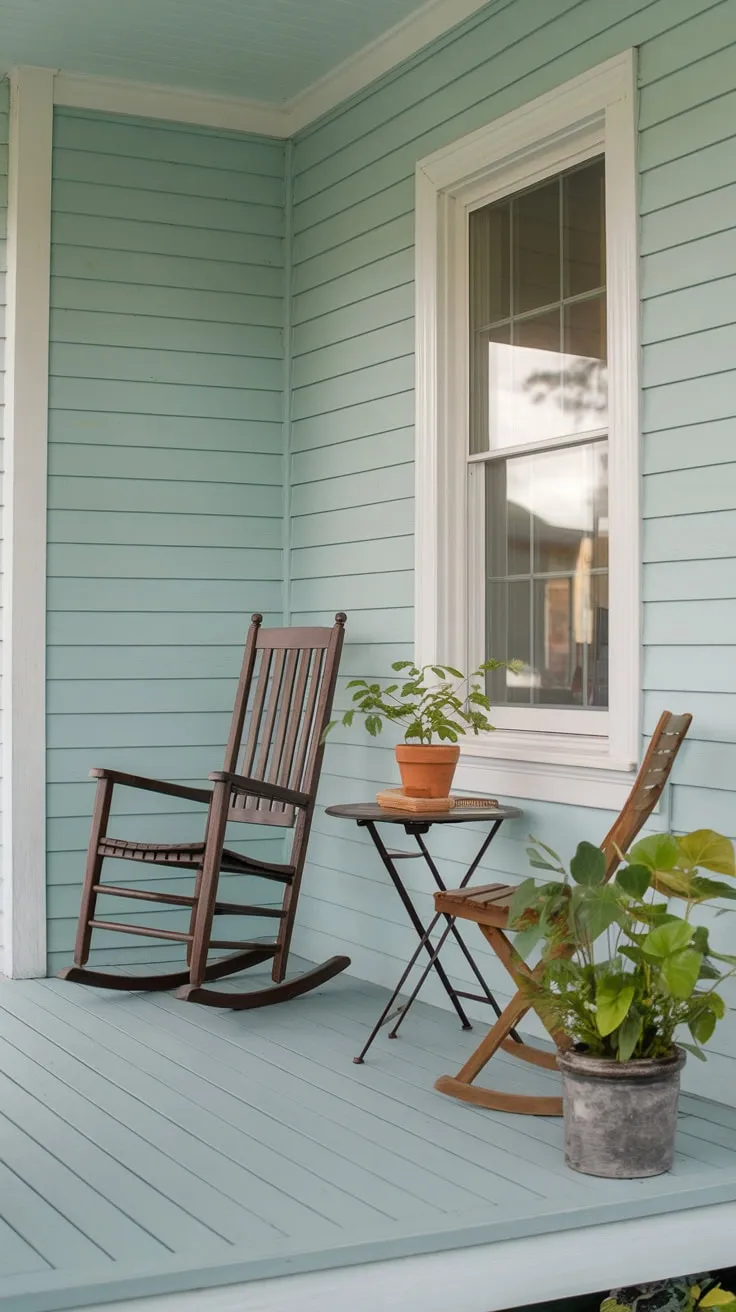 Cozy Vibes of a Quaint Back Porch Retreat