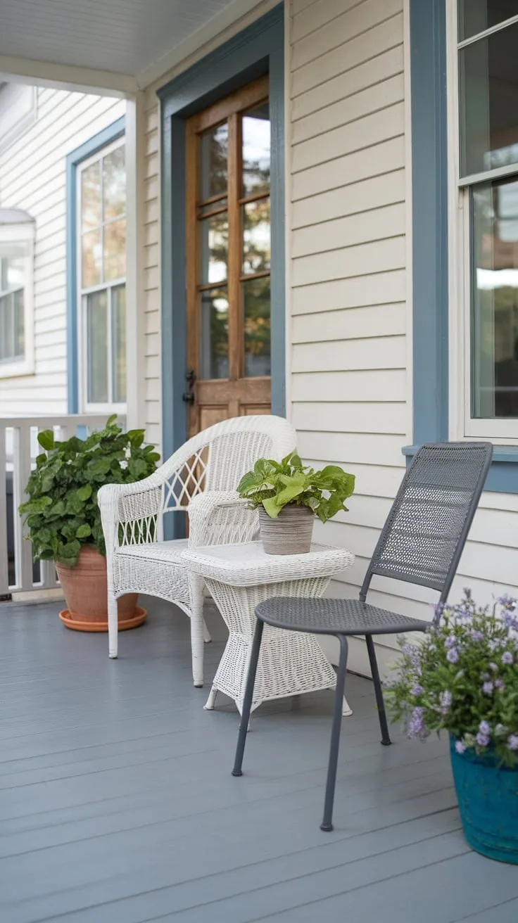 Cozy Vibes on a Small Back Porch
