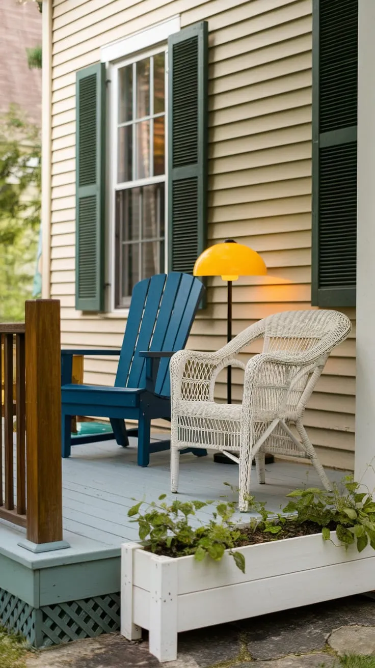 Inviting Vibes on a Quaint Back Porch