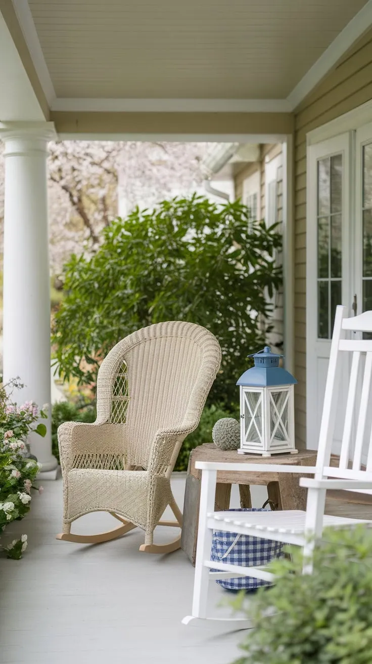Refreshing Spring Vibes on a Quaint Back Porch