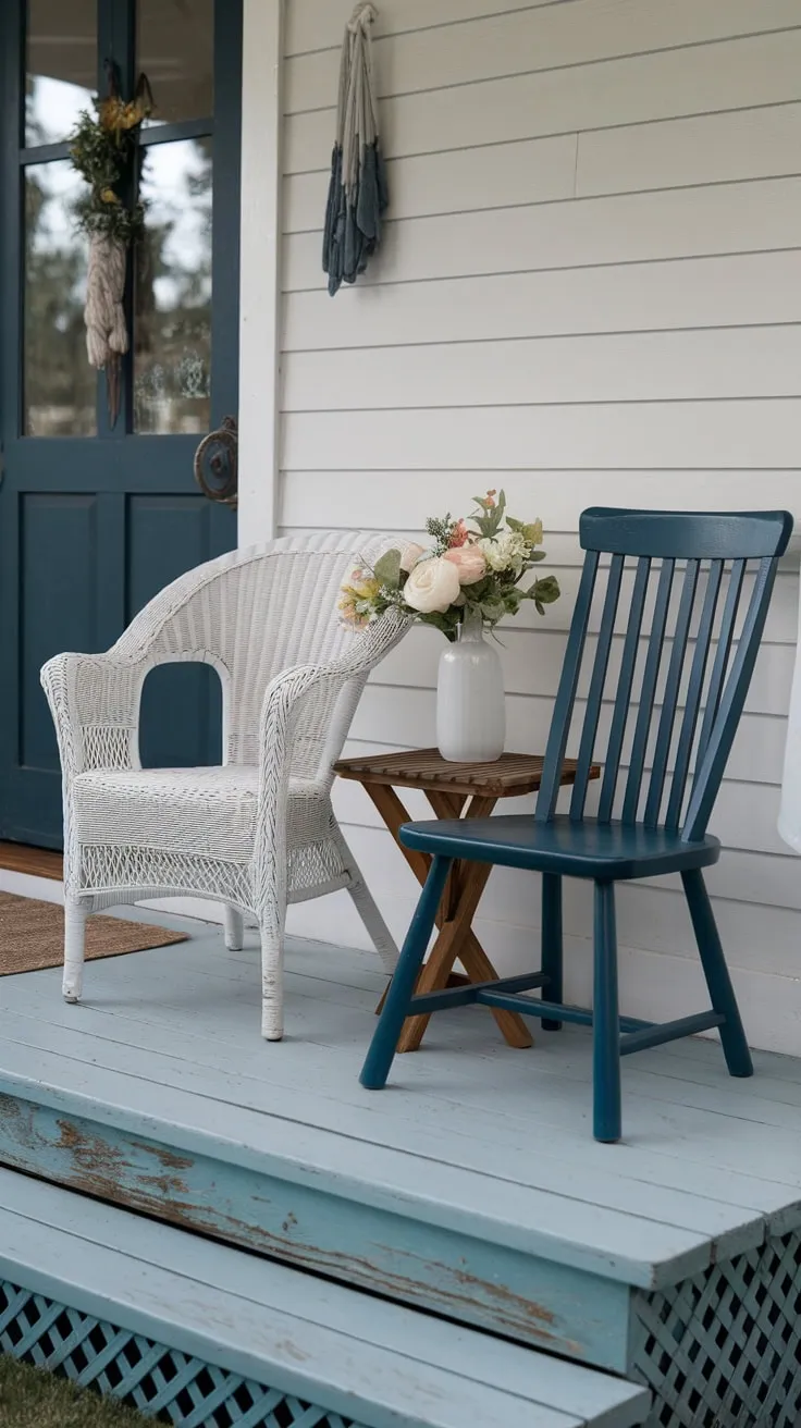 Charming Budget Decor for Your Small Back Porch
