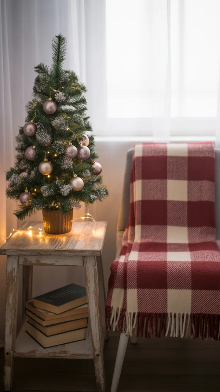 Cozy Christmas Corner Warm Light and Compact Charm