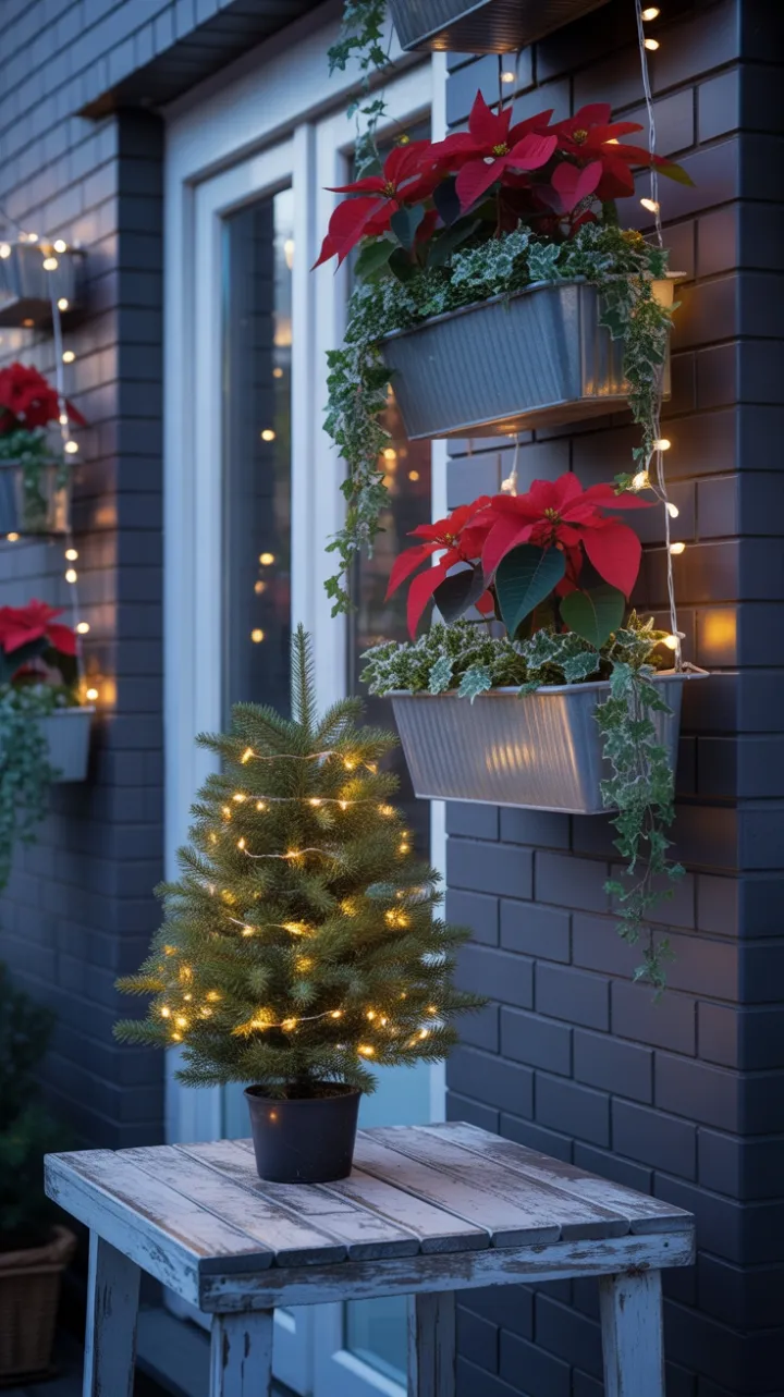 Twinkling Dusk Balcony Cozy Mini Holiday Retreat
