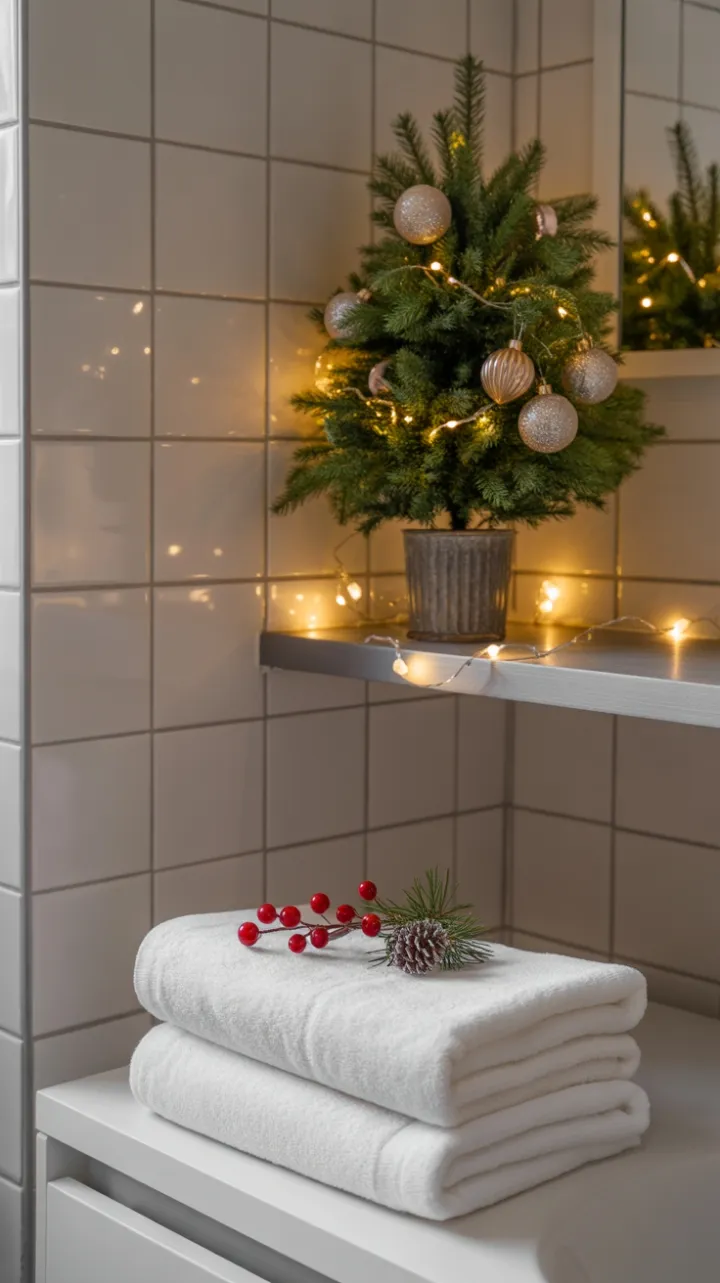 Quiet Christmas in the Powder Room