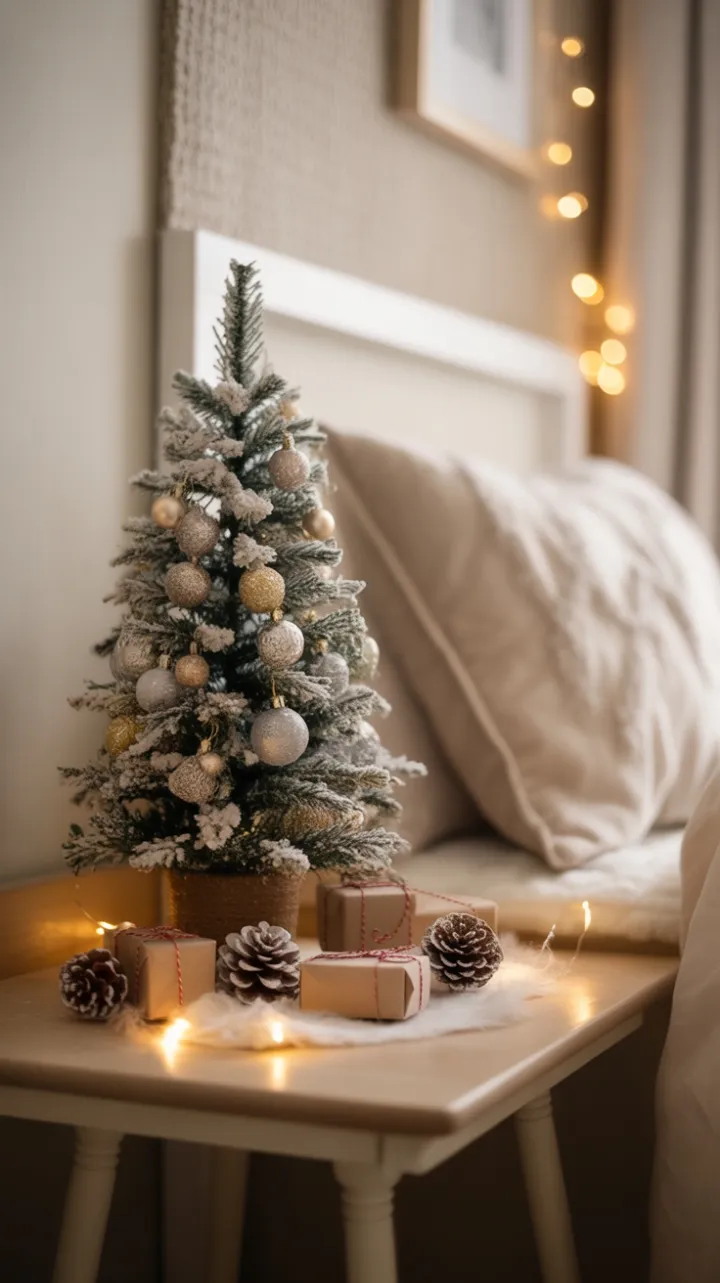 Miniature Flocked Christmas Dream