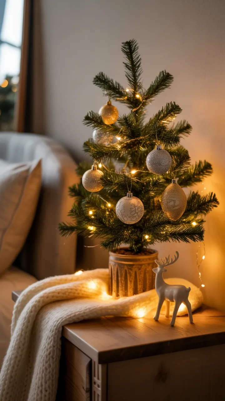 Gilded Glow in a Cozy Christmas Corner