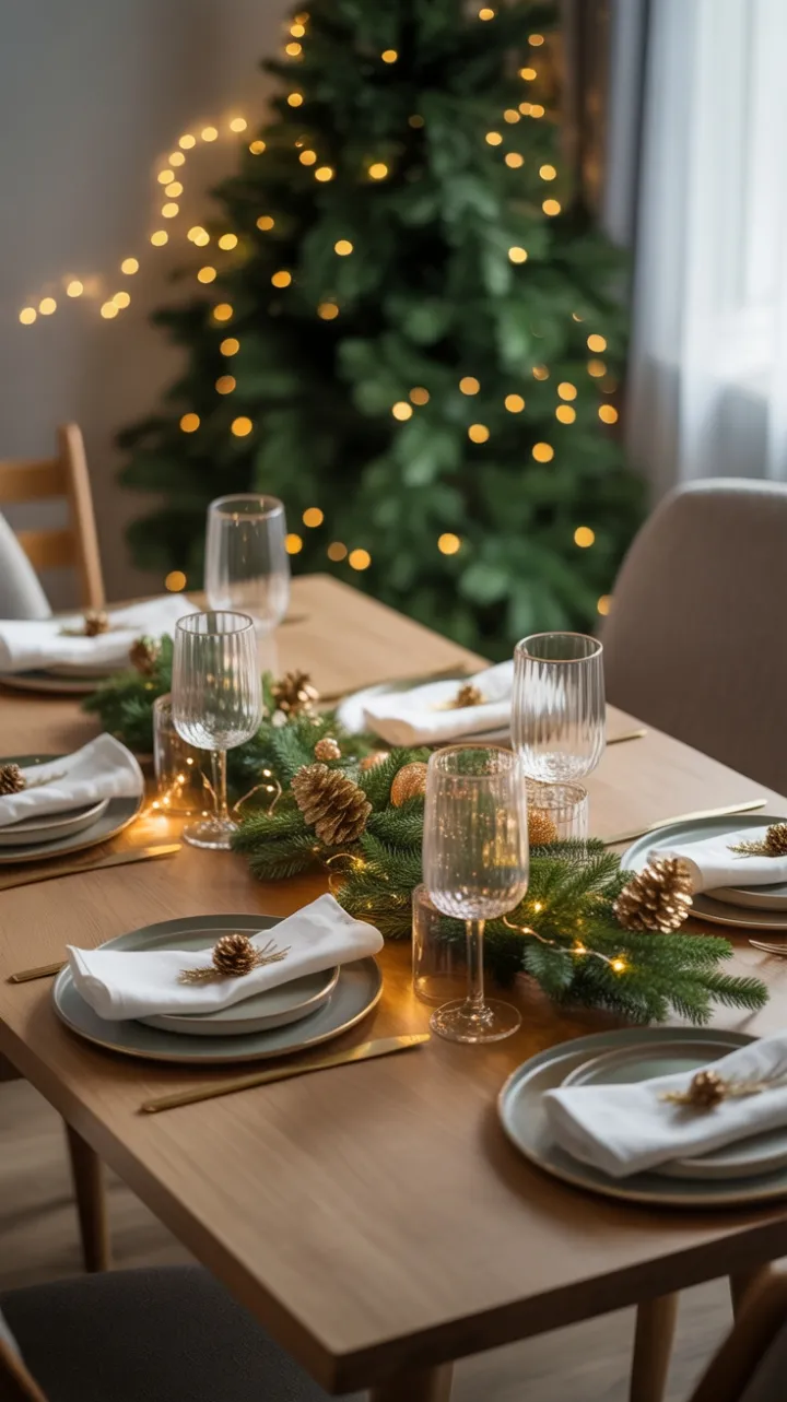 Miniature Evergreen Elegance for a Cozy Christmas
