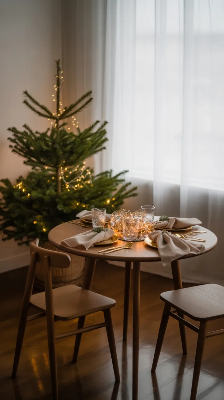 Intimate Holiday Table for Two