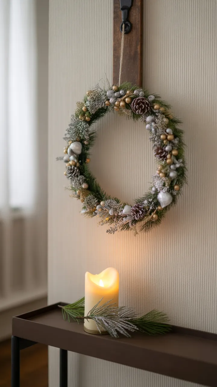 Petite Wreath and Candlelit Welcome