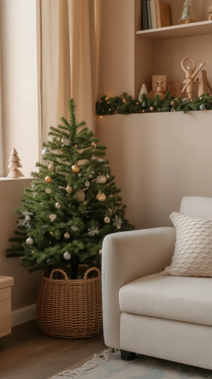 Serene Holiday Nesting in a Compact Apartment