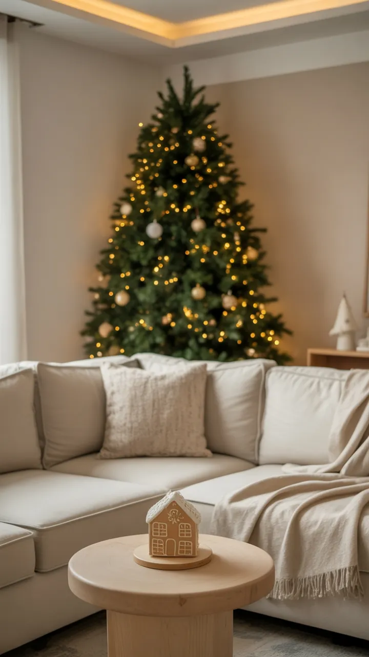 Cozy Minimalist Christmas Retreat in the City Apartment