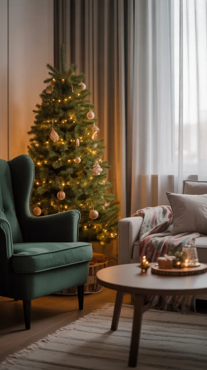 Compact Christmas Charm in Emerald Velvet