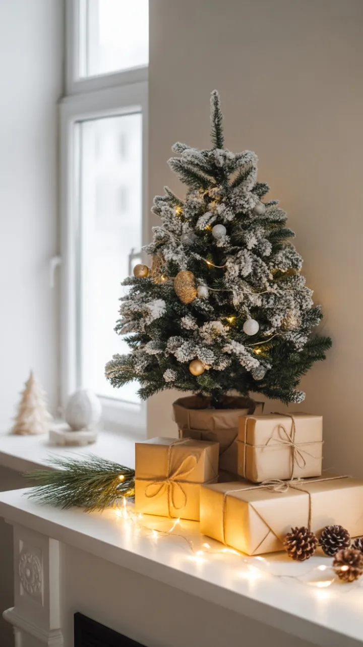 Quietly Festive Hearth