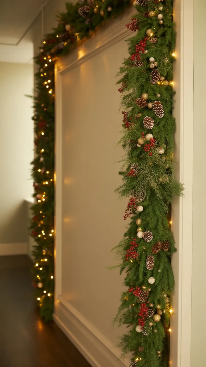 Lush Garland and a Quiet Holiday Glow