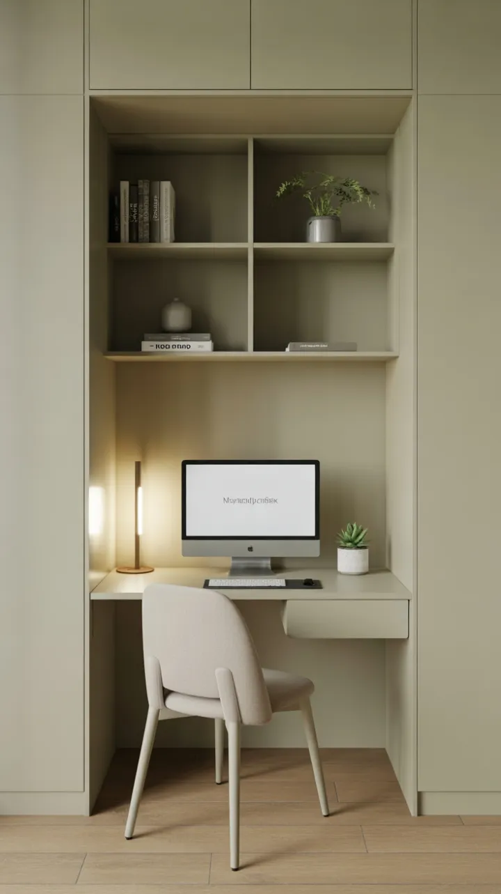 Quiet Elegance in a Minimal Home Office