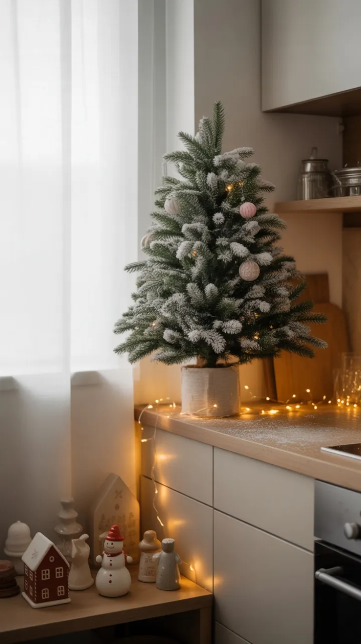 Whispered Holidays in a Minimalist Kitchen