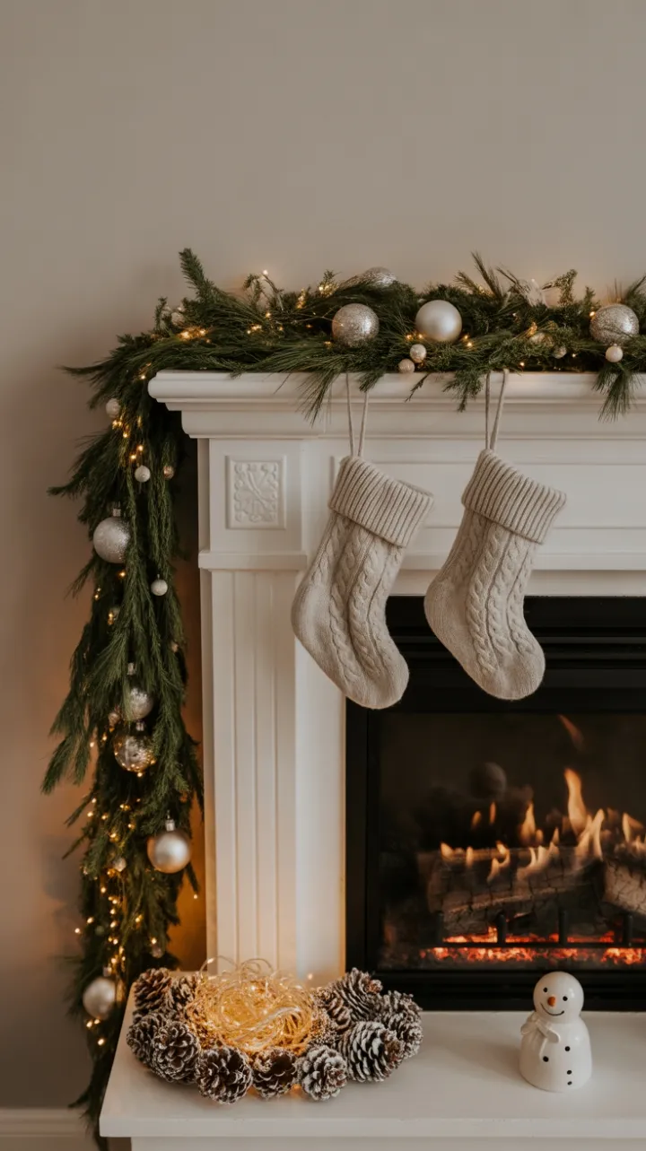 Fireside Minimalism Pine Silver and Glow