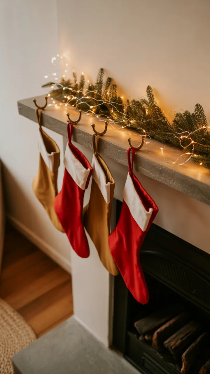 Rustic Minimalist Holiday Hearth