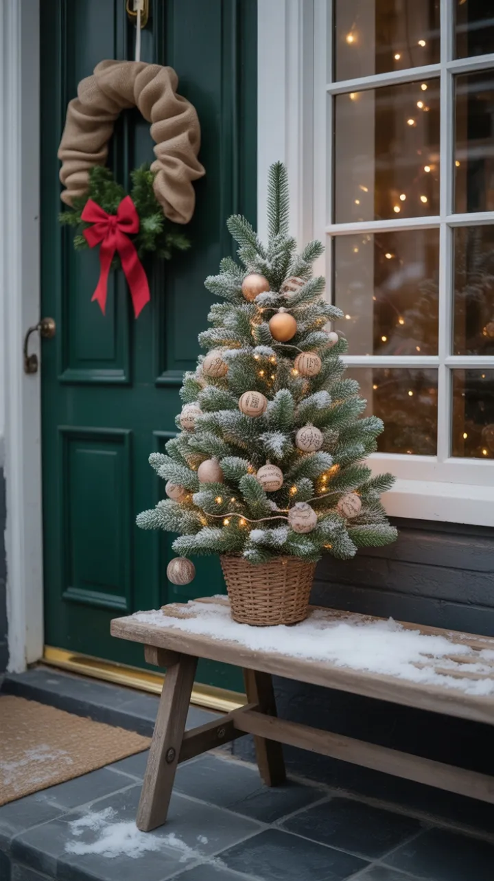 Snow-Kissed Miniature Holiday Welcome