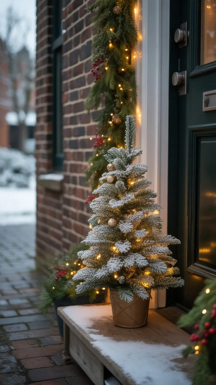 Miniature Holiday Welcome at the Threshold