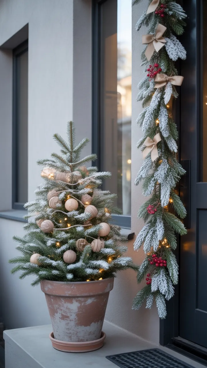 Snow-Kissed Miniature Welcome