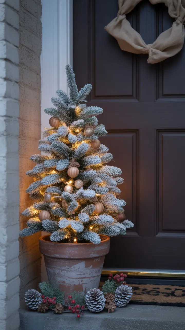 Dusk-Kissed Miniature Holiday Welcome