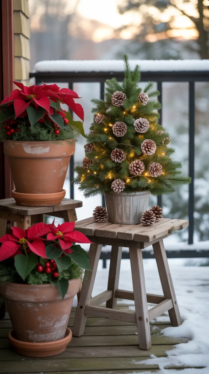 Sunlit Rustic Christmas Nook