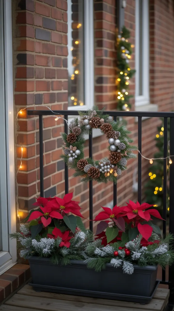 Cozy Mini Christmas Porch Brimming with Festive Warmth