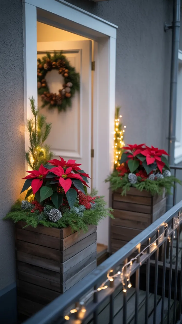 Mini Holiday Porch in Rustic Elegance