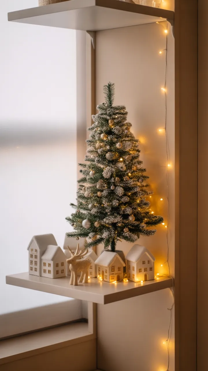 A Tiny Yuletide Nook Warmed by Window Light