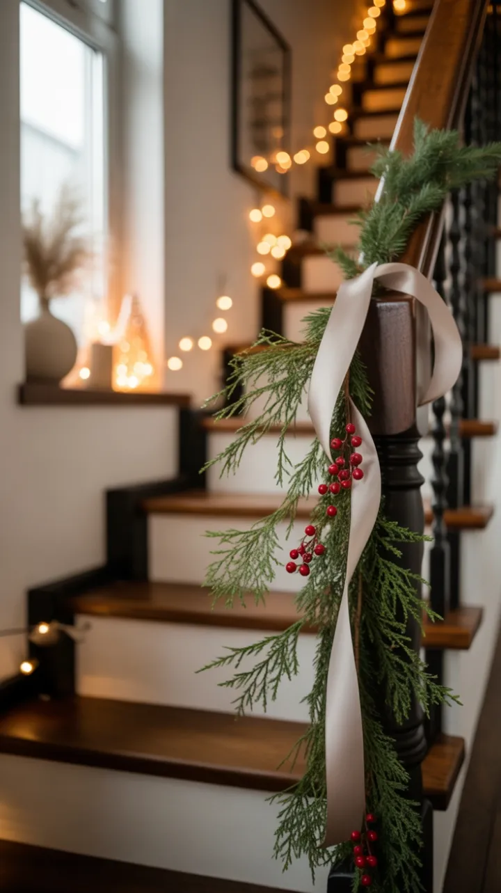 Petite Staircase, Big Holiday Charm