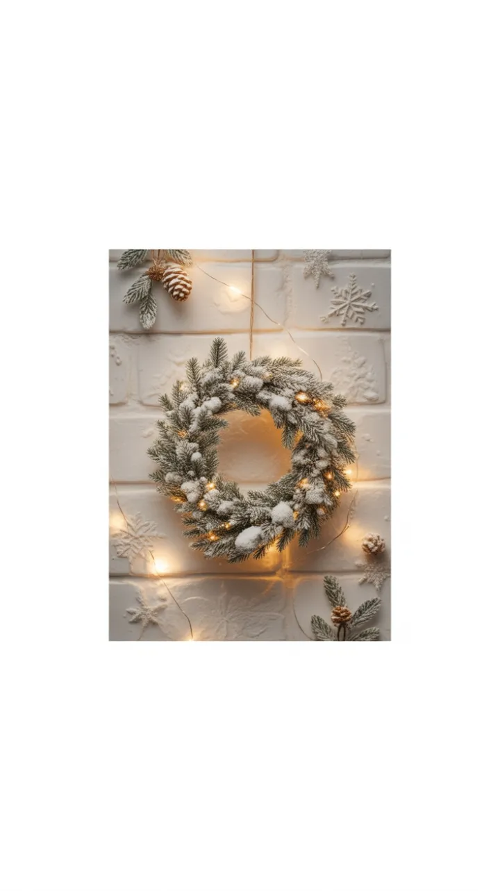 Miniature Wreath, Cozy Holiday Glow