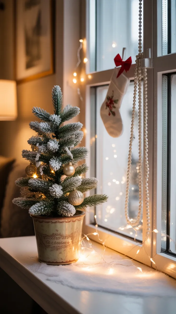 A Windowful of Tiny Holiday Charm