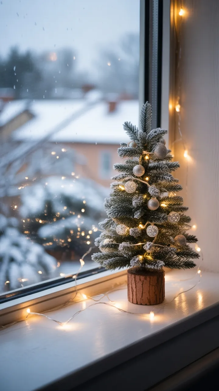 Snow-Kissed Miniature Moment