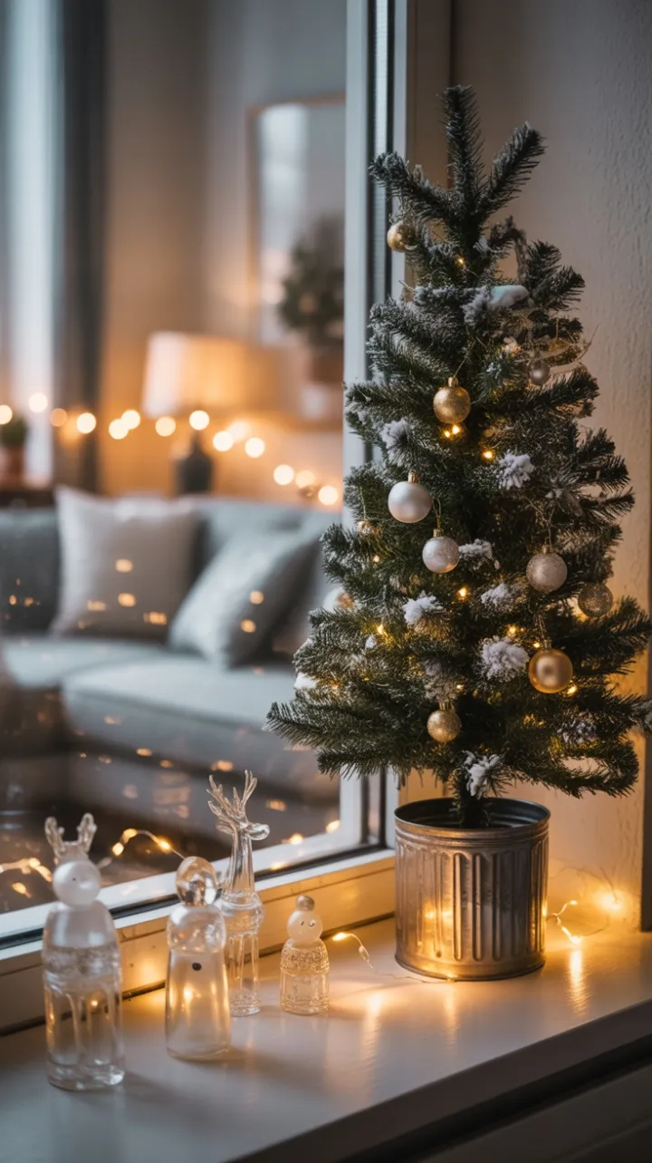 Gilded Windowsill Holiday Glow
