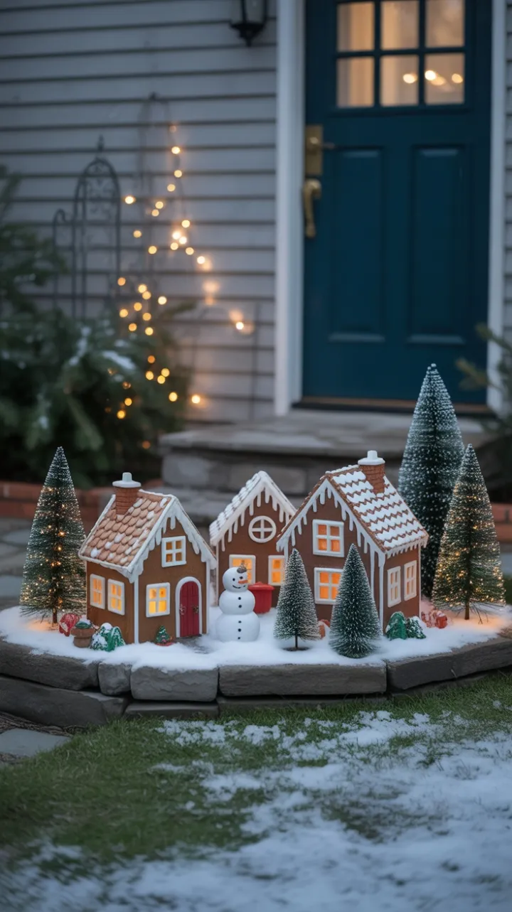 Gingerbread Lane in Winter Glow