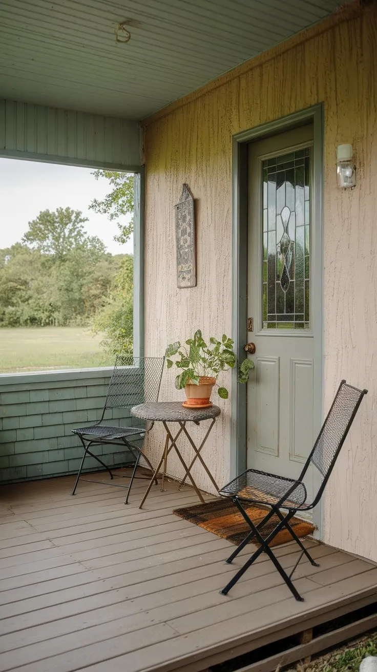 Inviting Front Porch Retreat with Green Views