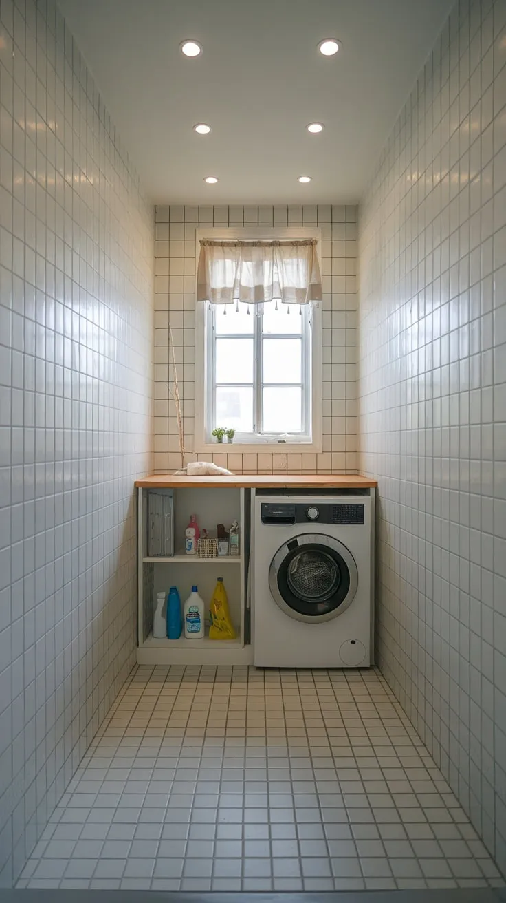 A Compact Oasis: Transforming Laundry Chaos into Order