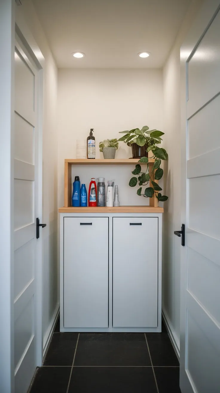 The Laundry Oasis: A Melodic Fusion of Cleanliness and Neatness in a Small Space