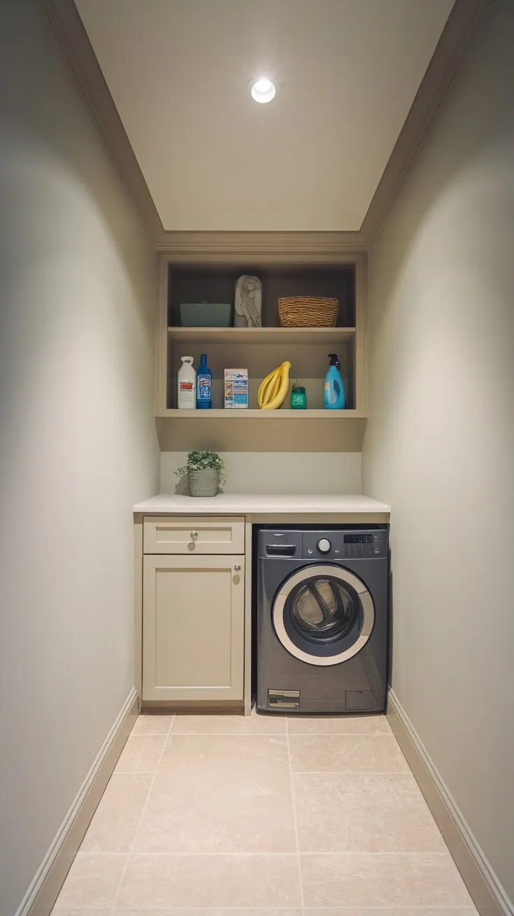 A Clutter-Free Space for Laundry Essentials