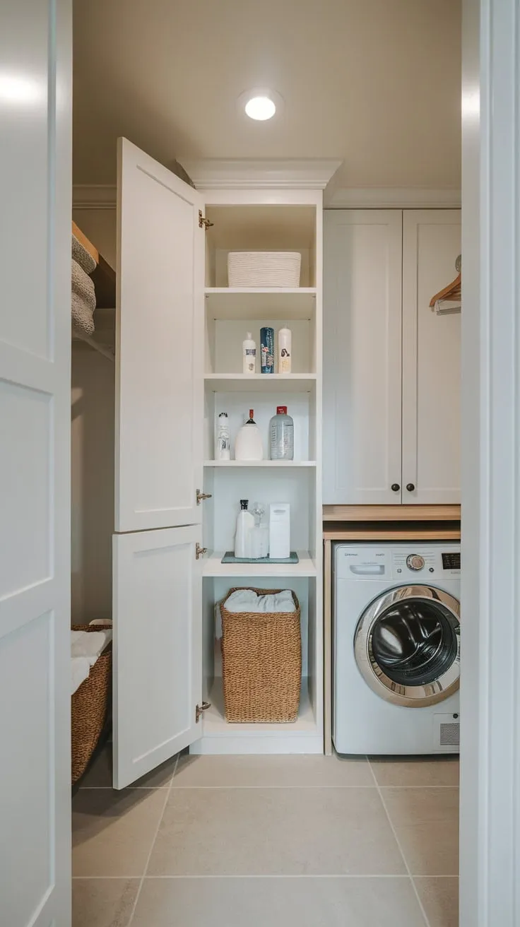 Efficient Elegance: The Art of Tidy Laundry Spaces