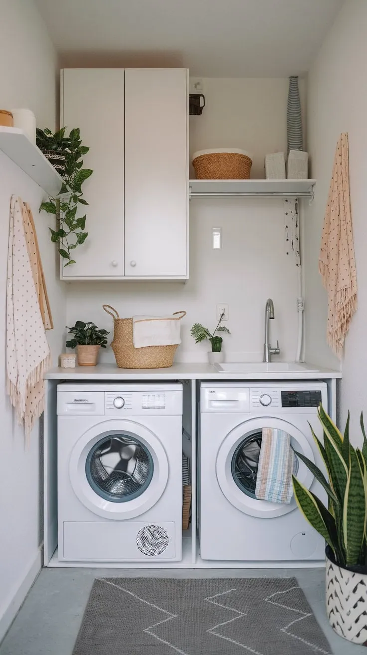A Compact Oasis: Transforming Laundry Chaos into Order