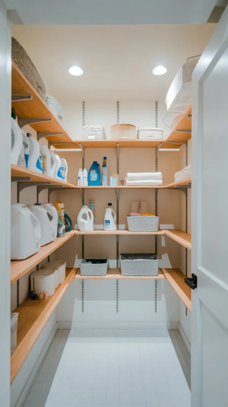 Laundry Revolution: Elevate Your Space with Sleek Shelving