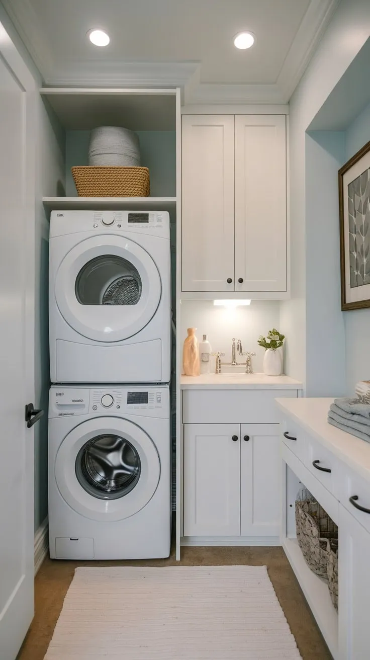 Laundry Corner: Mastering Stylish Efficiency