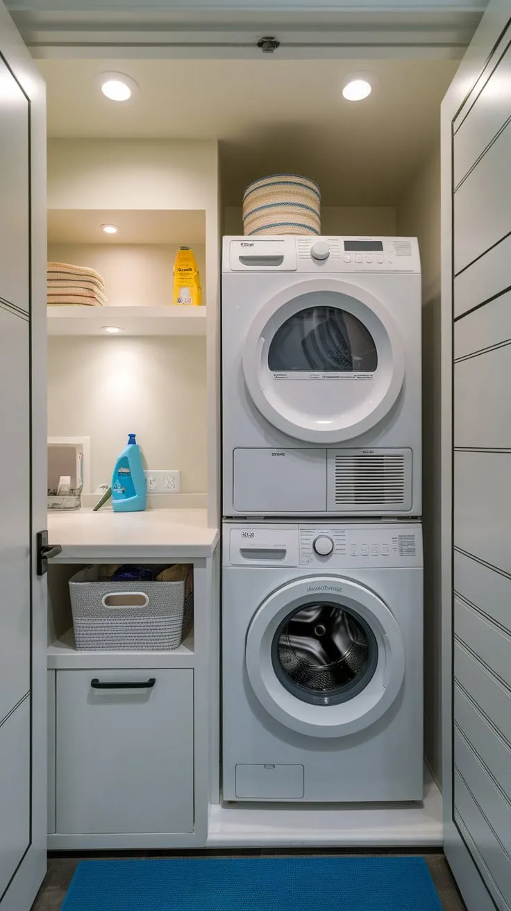 Chic Utility: Elevating Small Spaces into Laundry Luxe
