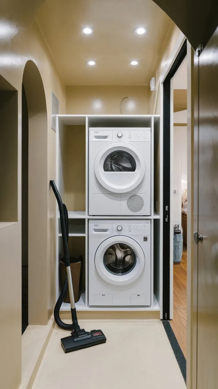 Compact Comfort: The Art of Laundry in Style