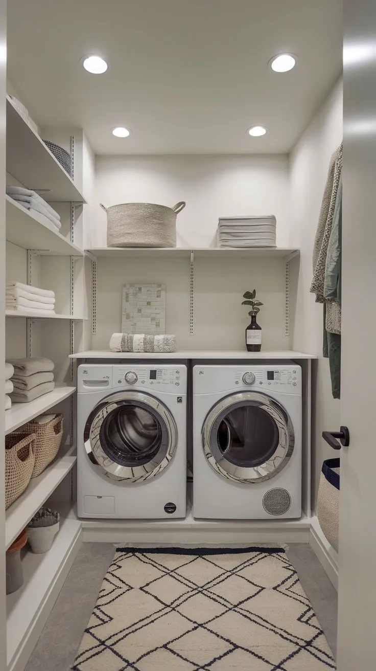 Smart Design: Enhancing Small Laundry Spaces with Chic Utility